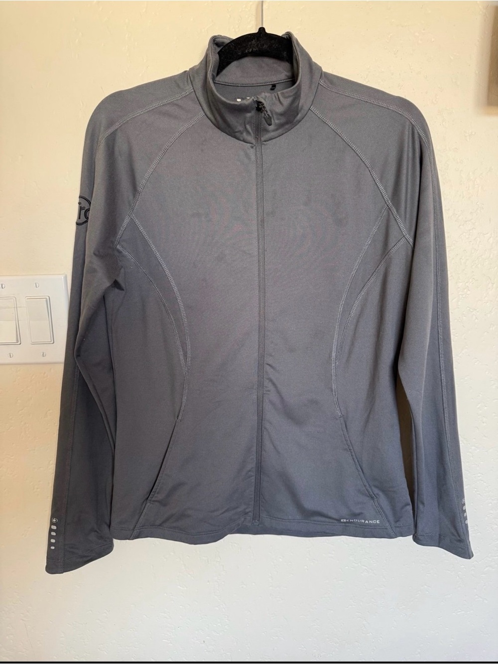OGIO Endurance Fulcrum Full Zip Athletic Jacket Gray Women’s M